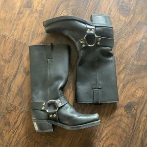 12 in Frye harness boots size 6